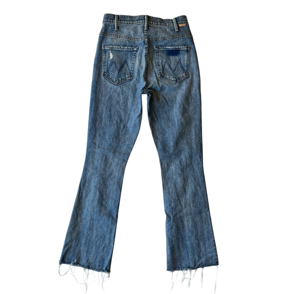 Mother Superior The Hustler Ankle Fray jeans 26 Crushing Hard medium blue wash - Picture 2 of 12